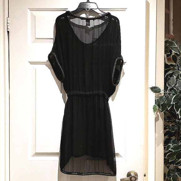 DIANE von FURSTENBERG black silk dress - Picture 2 of 6